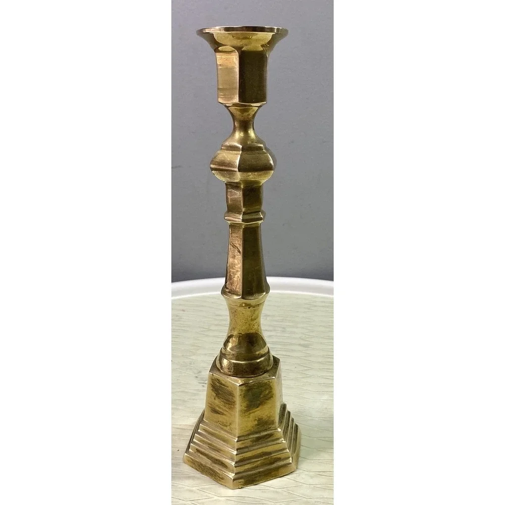 Candlestick Candle Holder Vintage Brass Metal Vintage Hand Made Copper‎ 9